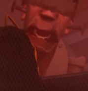 The Deafblind Skibidi Toilet at the end of the episode.