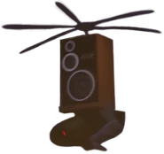 A transparent image of the Welder speaker helicopter.