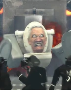 Large Elderly Skibidi Toilet before dying to Fast Armored Skibidi Toilet.