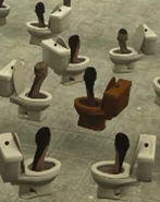 Brown Skibidi Toilet in Episode 27.
