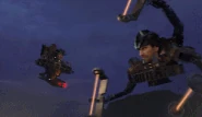 Assailant speaking with Detainer Astro Toilet.