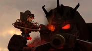 The Assailant questioning the Juggernaut if he should doubt his efficieny or loyalty.