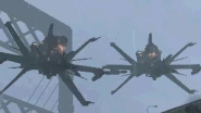 Ditto, but in a gif where the Quad-Launcher Strider Skibidi Toilet is completely obliterated.