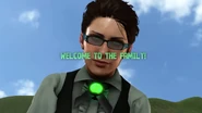 The Sightbender Agent smiling as the POV-Cameraman gets welcomed to the family.
