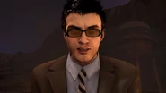 The Secret Agent stating that the Skibidi Toilets think they are safe inside and they're wrong.