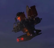 Assailant Astro Toilet talking to the Duke Astro Toilet.