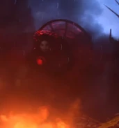 The Duchess Astro Toilet recovering from the massive explosion.