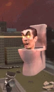 20-RocketToiletDeath.gif (4.44 MB) Fast Armored Skibidi Toilet passing G-Toilet before crashing into Titan Cameraman.