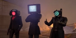 Her along  and  looking at .