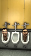 Two Skibidi Urinals appearing in the episode.