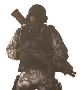 HECU Soldier.73.png (86 KB) Marine SoldierAppearance: 5 • 70 (Dead) • 73 • 77 • Season 25 Marine Soldiers (aka Grunts) are military human soldiers who use Rocket launchers and Shotguns. One of them appeared in Episode 73. He was found by Camerawoman and was delivered to the Cameraman base. Status: Lightly Endangered (Ep 73: Alive)