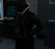 Detective Cameraman inside a medical room.