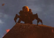 A leak showing a Strider Astro Toilet.