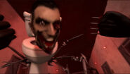 Hexa-Claw Skibidi Toilet going to punched by POV-Plungerman.