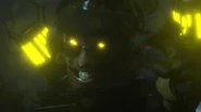 A leak featuring Berserker Skibidi Mutant 2.0 with yellow eyes.