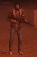 Ellis helds a M4 in Episode 77.