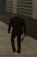 The Baseball Bat Speakerman walking and holding the Baseball Bat in the Season 22 secret clip.