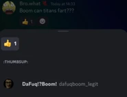 A troll leak, DaFuq!?Boom! confirming that the titans can fart.