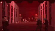 POV-Plungerman and the squad looking at the army of Normal Skibidi Mutants and Semi-Large Skibidi Toilet.