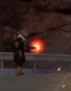 An Injured Golden Suited Cameraman shooting the Quad-Launcher Wheeler Skibidi Toilet