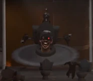 The Semi-Medium Gray Skibidi Toilet corpses seen right before getting destroyed by the Flying Buzzsaw Skibidi Toilet.