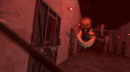 Hexa-Claw Parasitic Skibidi Toilet jump and going to hit by POV-Plungerman.