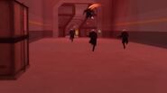Squad running from Michael Jackson Skibidi Toilet.