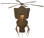 Helicopter Claw Skibidi Toilet Aerial Melee †