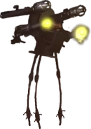 A transparent image of him.