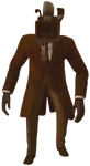 Brown Suited Large Cameraman