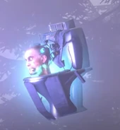 In Episode 54, Glitch Skibidi Toilet was hit by a stun bullet and paralyzed.