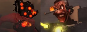 The G-Toilet and the  letting out a fierce scream of fury in the form of  attacks.