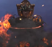 Assailant Astro Toilet looking at the POV-Cameraman.