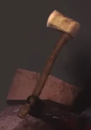 An Axe being utilized by a Trooper SWAT Skibidi Mutant.