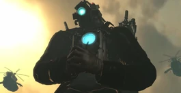 Titan Cameraman cracking his knuckles, preparing to fight another conflict with the .