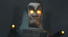 G-Toilet 2.0 about to use his  and  to destroy the .