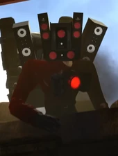 襲撃をしおえ、の方を向くタイタンスピーカーマン