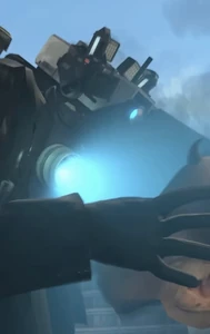 トリプルスキビディトイレの顔を燃やすタイタンカメラマン。