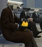 Наглядный пример приёма пищи.