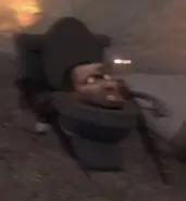 Парализованный Скибиди Туалет с пулемётом в Эпизоде 66