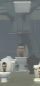 Скибиди Туалет с бачком на палке