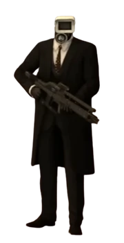 Камерамен с пиксельным галстуком