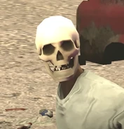 Человек окостенел