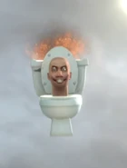 Маленький Летающий Скибиди Туалет атакует POV-Камерамена