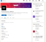 Упоминание компании в linkedin