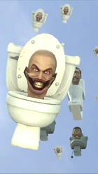 Летающий маленький Скибиди Туалет