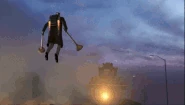 Пытается уничтожить Астро Туалета НЛО