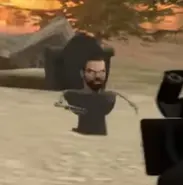 Один из представителей вида с бородой.