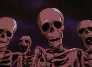 Берсерк Скелеты возможное вдохновение для Скибиди-Скелета.