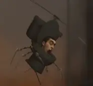 После второй атаки теряет контроль и падает